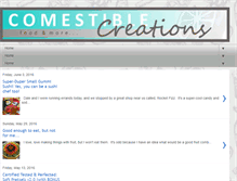 Tablet Screenshot of comestiblecreations.blogspot.com