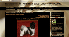 Desktop Screenshot of kimbrielssweetlibertyforpedoro.blogspot.com