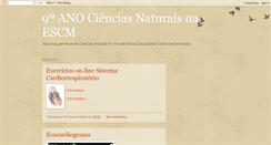 Desktop Screenshot of ciencias-condemonsaraz.blogspot.com