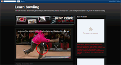 Desktop Screenshot of learn-bowling.blogspot.com