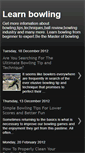 Mobile Screenshot of learn-bowling.blogspot.com