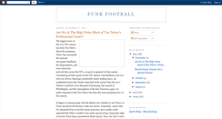 Desktop Screenshot of funkfootball.blogspot.com