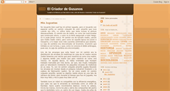 Desktop Screenshot of elcriadordegusanos.blogspot.com