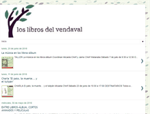 Tablet Screenshot of loslibrosdelvendaval.blogspot.com