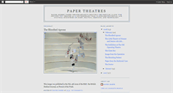 Desktop Screenshot of papertheatres.blogspot.com