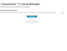 Tablet Screenshot of comunicacion.blogspot.com