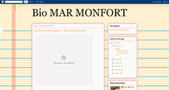 Desktop Screenshot of biomar23.blogspot.com