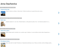 Tablet Screenshot of annastachowicz.blogspot.com