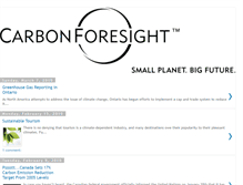 Tablet Screenshot of carbonforesight.blogspot.com