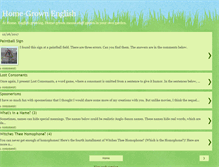 Tablet Screenshot of homegrownenglish.blogspot.com