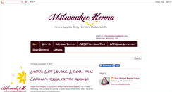 Desktop Screenshot of milwaukeehenna.blogspot.com