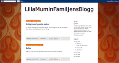 Desktop Screenshot of lillamuminfamiljen.blogspot.com