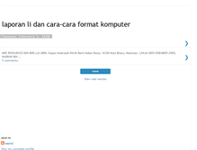 Tablet Screenshot of laporanli.blogspot.com