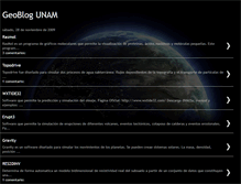 Tablet Screenshot of geoblogunam.blogspot.com