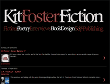Tablet Screenshot of kitfosterfiction.blogspot.com