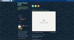Desktop Screenshot of paganplanetnews.blogspot.com