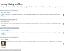 Tablet Screenshot of lovinglivingloss.blogspot.com