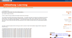 Desktop Screenshot of littlesheep-learning.blogspot.com