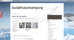 Desktop Screenshot of budakhutankampung.blogspot.com
