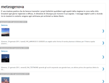 Tablet Screenshot of meteogenova.blogspot.com