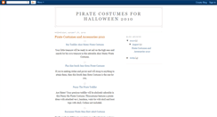 Desktop Screenshot of halloweenpiratecostumes.blogspot.com