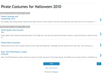 Tablet Screenshot of halloweenpiratecostumes.blogspot.com