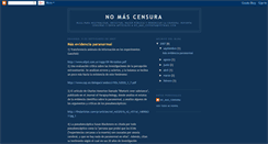 Desktop Screenshot of no-mas-censura.blogspot.com