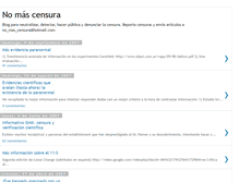 Tablet Screenshot of no-mas-censura.blogspot.com