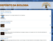Tablet Screenshot of depositodabiologia.blogspot.com