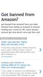 Mobile Screenshot of bannedfromamazon.blogspot.com