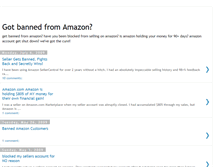 Tablet Screenshot of bannedfromamazon.blogspot.com