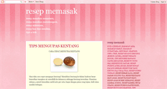 Desktop Screenshot of 1000resepsedap.blogspot.com