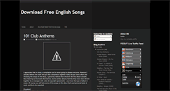 Desktop Screenshot of free-english-songs.blogspot.com