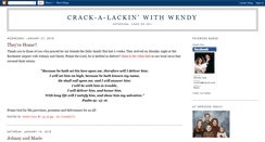 Desktop Screenshot of crackalackinwithwendy.blogspot.com