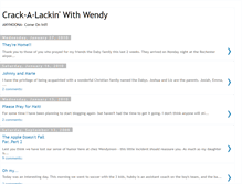 Tablet Screenshot of crackalackinwithwendy.blogspot.com