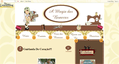 Desktop Screenshot of amagiadasbonecas.blogspot.com