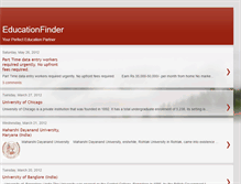 Tablet Screenshot of educationfinder.blogspot.com