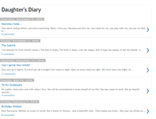 Tablet Screenshot of daughteranddiary.blogspot.com
