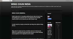 Desktop Screenshot of indianwingchun.blogspot.com