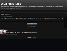 Tablet Screenshot of indianwingchun.blogspot.com