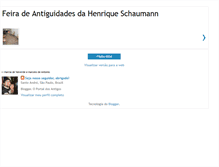 Tablet Screenshot of feiradeantiguidadeshenriqueschaumann.blogspot.com