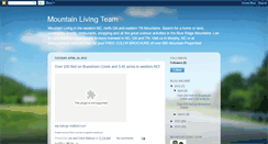 Desktop Screenshot of mountainlivingteam.blogspot.com