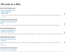Tablet Screenshot of oldladyonabike.blogspot.com