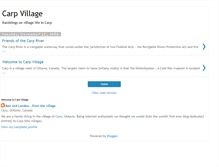 Tablet Screenshot of carpvillage.blogspot.com