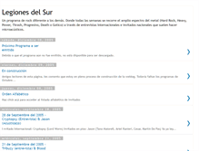 Tablet Screenshot of legionesdelsur.blogspot.com