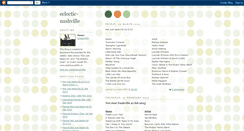 Desktop Screenshot of eclectic-nashville.blogspot.com