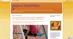 Desktop Screenshot of anjoseguerreiros.blogspot.com