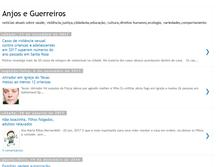 Tablet Screenshot of anjoseguerreiros.blogspot.com