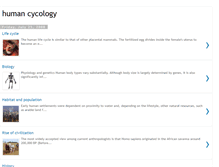 Tablet Screenshot of humancycology.blogspot.com