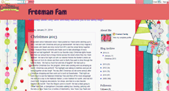 Desktop Screenshot of freemanfamily6.blogspot.com